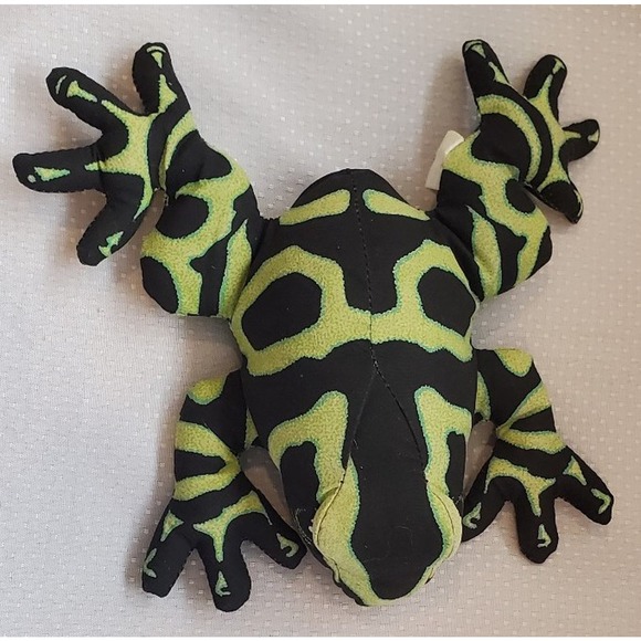 Vintage 1990 Weighted Determind Productions Dart Frog Plush - Picture 5 of 10